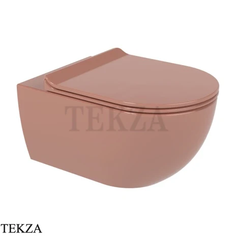 Flaminia APP унитаз подвесной GoClean чаша без ободка AP118GTC, терракотовый Terracotta глянец