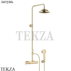 Dornbracht Madison Душевая колонна с термостатическим смесителем (без ручного душа) 34459360-09, латунь-золото