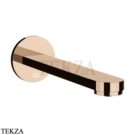 Gessi Pelle Tresse Излив для раковины на стену 78102-030, Copper PVD