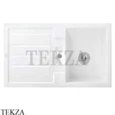 Villeroy & Boch FLAVIA 50 Кухонная мойка, накладная, слив с эксцентриком 330501R1, белый глянец, ceramicplus