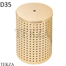 Migliore COMPLEMENTI Корзина для белья D35 см 21991, золото глянец