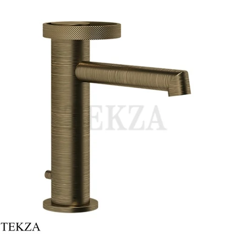 Gessi ANELLO Смеситель для раковины, с донным клапаном 63301-713, Antique Brass