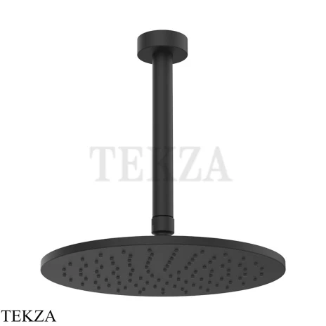 Gessi ANELLO Верхняя лейка с потолочным кронштейном 63352-299, Black XL