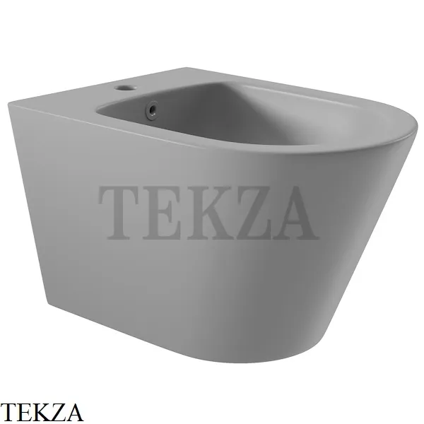 Aqueduto CONE Биде подвесное, 1 отверстие под смеситель CON0330 Серый матовый