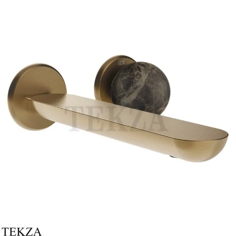 Gessi Perle Смеситель для раковины, внешняя часть 74188-726, бронза Brushed