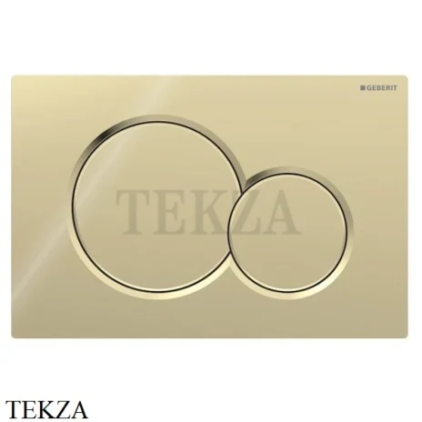 Geberit Sigma01 Клавиша смыва, пластик 115.770.DT.5, цвет латунь глянец