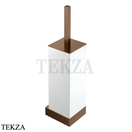 Boheme Qubic Туалетный настенный ёршик, композит, 10734-BRB, brushed bronze