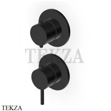 Zucchetti Helm Смеситель для душа, 2 потока, внешняя часть ZHE778.XP81, brushed total black PVD Zucchetti Helm Смеситель для душа, 2 потока, внешняя часть ZHE778.XP81, brushed total black PVD