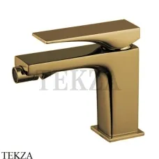 FIMA Carlo Frattini Zeta Смеситель для биде, с донным клапаном F3962NOS, Brushed gold
