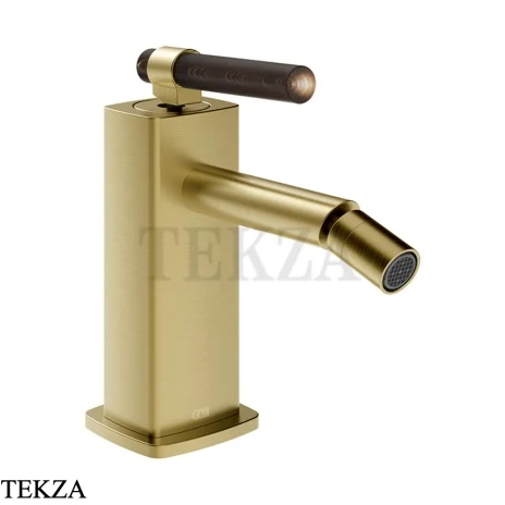 Gessi Jacqueline Смеситель для биде с донным клапаном 77267-727, шампань Brushed