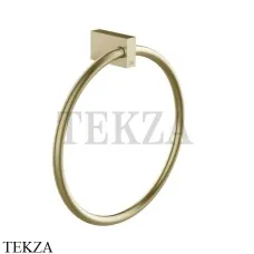 Gessi Rettangolo Держатель для полотенца кольцевой 20909-727, Brushed Brass