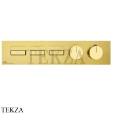Gessi HI-FI Термостатический смеситель на 3 потока, внешняя часть 63014-246, Gold PVD Gessi HI-FI Термостатический смеситель на 3 потока, внешняя часть 63014-246, Gold PVD