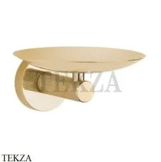 Boheme Uno Мыльница настенная круглая Uno 10973-G Gold Золото глянец