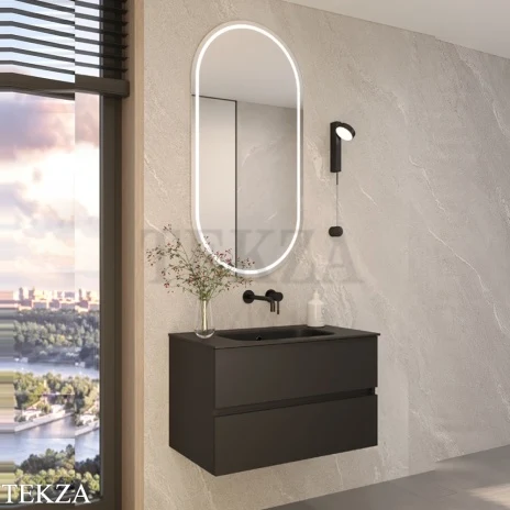 ARMADI ART Vallessi Тумба под раковину 837-080-A mat, ANTRACITE (антрацит), матовый