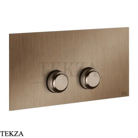 Gessi VENTI20 Клавиша смыва для инсталляции Viega Prevista 54661-708, Copper Brushed PVD