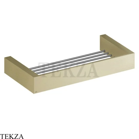 Gessi Rettangolo Решетка-полка в душевую зону 30 см 20947-727, Brass Br. PV