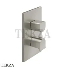 Gessi RILIEVO Термостат для душа на 2 потока, внешняя часть 59134-149, Finox Brushed Nickel
