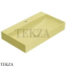 GLOBO T-edge Le lastre Раковина накладная 80, без перелива B6R81SE, Senape
