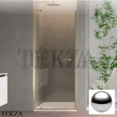 Duka natura 4000 Дверь в нишу распашная 70 крепеж слева, A-DTNL700SHLA10, серебро глянец