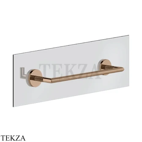 Gessi INGRANAGGIO Полотенцедержатель для крепления на стекло, 30 см 63924-030, Copper PVD