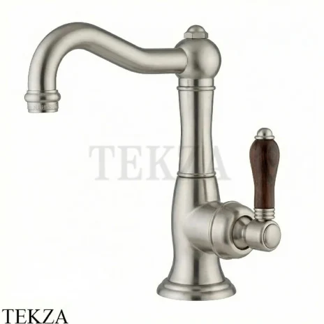 Nicolazzi Cinquanta Смеситель для раковины Forest с донным клапаном, 3452NS77C, Satin nickel