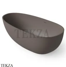 Dea Design Modern Ванна отдельностоящая овоидная 160x80 Solid Surface DD8608 1600 6, Grey Brown №6