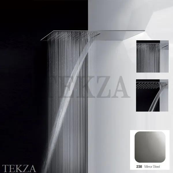 Gessi Private Wellness TREMILLIMETRI Верхний душ, 2 функции 33083#238, Mirror Steel