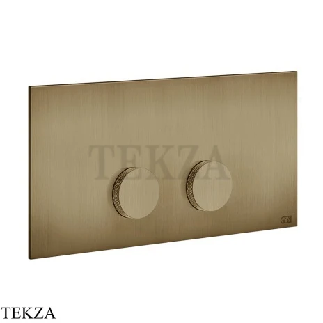Gessi ANELLO Клавиша смыва для инсталляции viega prevista, Villeroy&Boch 54633-791, Deep Bronze Br. PVD