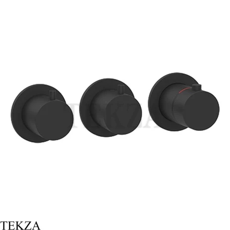 Gessi 316 SHOWER Термостат для душа на 2 выхода, внешняя часть 54334-299, Black XL
