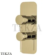 FIMA Carlo Frattini Spillo UP Смеситель для душа с переключателем, 2-3 потока F3039X6HS, Brushed Champagne