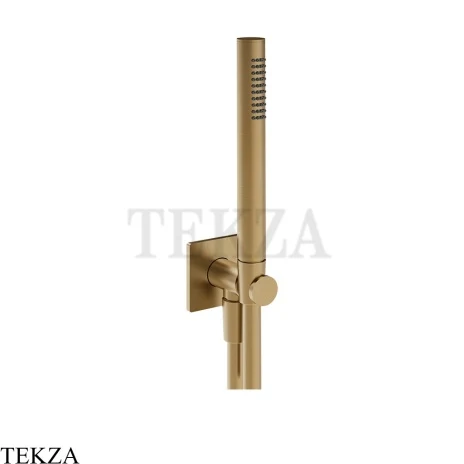 Gessi Incastri Душевой комплект, стержневая лейка 73523-726, бронза Brushed