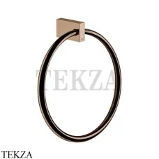 Gessi Rettangolo Держатель для полотенца кольцевой 20909-030, Copper PVD