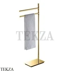 Colombo Square Напольная стойка двойная для полотенец B9901.OM, золото глянец Colombo Square Напольная стойка двойная для полотенец B9901.OM, золото глянец