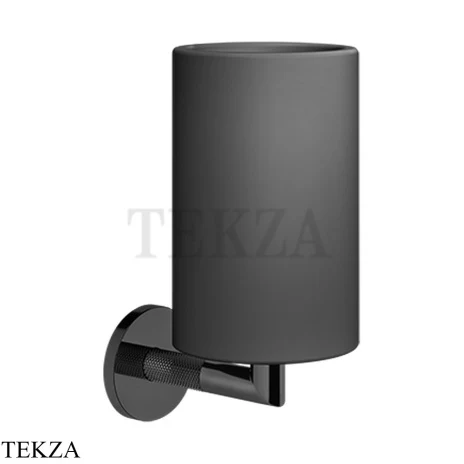 Gessi ANELLO Стакан настенный, композит черный 63708-706, Black Metal PVD