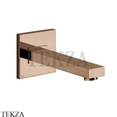 Gessi Rettangolo shower Настенный излив для ванны и душа 20121-030, Copper глянец