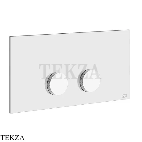 Gessi ANELLO Клавиша смыва для инсталляции viega prevista, Villeroy&Boch 54633-031, хром глянец