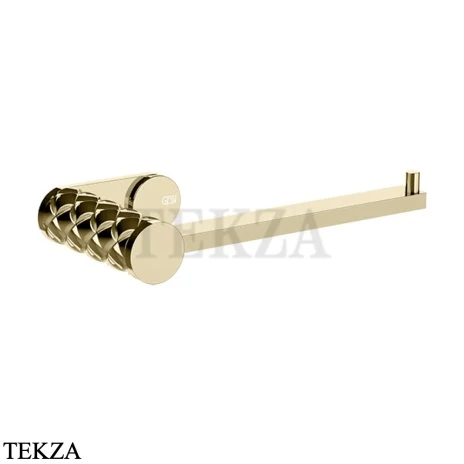 Gessi Pelle Tresse Держатель туалетной бумаги без крышки, 78555-710, Brass PVD