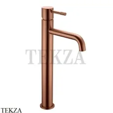 Boheme Uno Смеситель для раковины высокий, без донного клапана Uno 462-BRB, brushed bronze