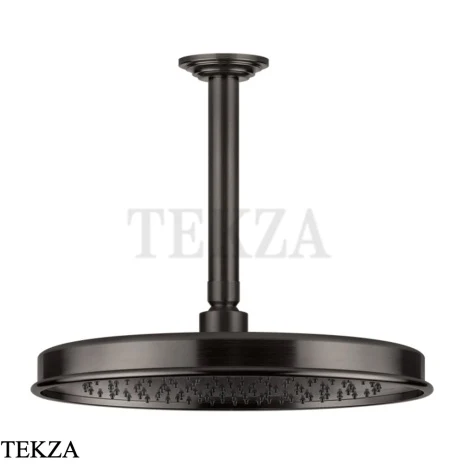 Gessi VENTI20 Верхний душ 300 с потолочным креплением 65153-707, Black Metal Brushed PVD