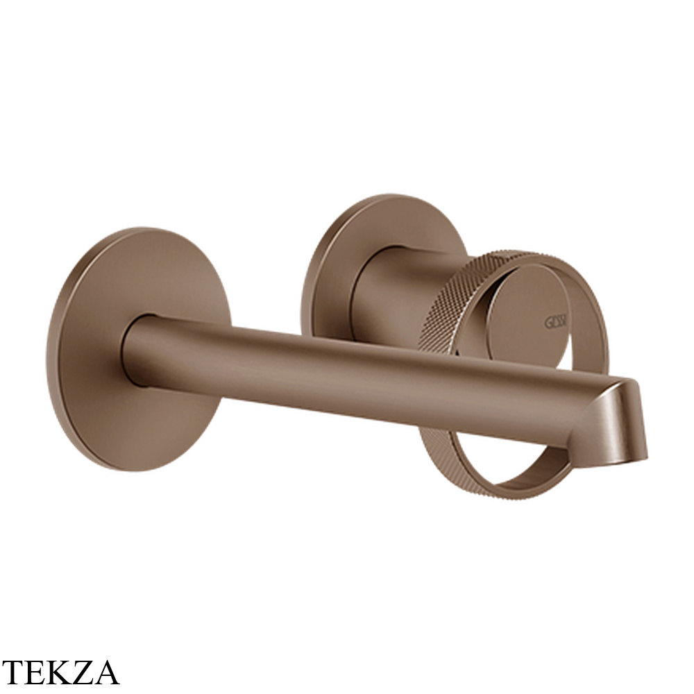 Gessi ANELLO Смеситель для раковины, с коротким изливом, внешняя часть 63381-708, Copper Brushed PVD