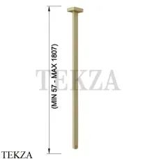 Gessi Rettangolo-Inverso Излив потолочный под размер 20199-727, Brushed Brass