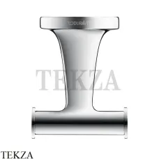Duravit Starck T Крючок для халата и полотенца двойной 0099301000, хром глянец