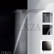 Gessi Private Wellness TREMILLIMETRI Верхний душ, 2 функции 33083-706, Black Metal