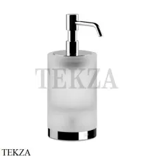 Gessi Emporio Дозатор для мыла настольный стекло сатин 38839-031, хром глянец
