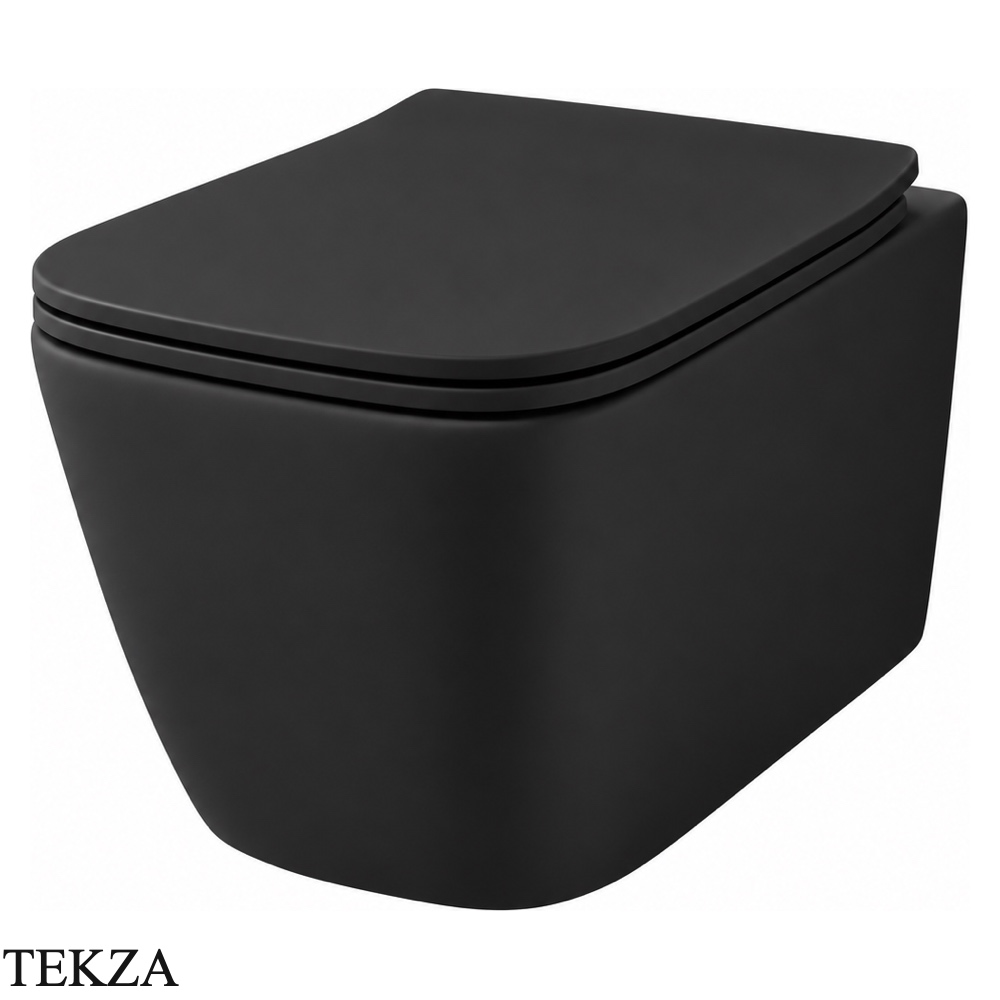 ArtCeram A16 MINI унитаз подвесной чаша без ободка The.Rimless ASV005 17 00, черный матовый