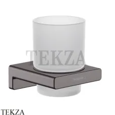 Hansgrohe AddStoris Стакан для зубных щеток настенный 41749340, черный хром brushed