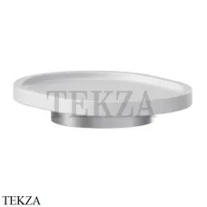 Newform X-Steel 316 Мыльница настольная, композит 73250X.50.050, INOX Stainless steel