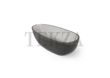 Dea Design Ванна отдельностоящая 160×80 см DD8608 1600 R4 ,  Smoky Black R4