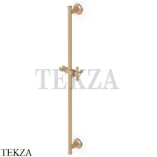 Zucchetti Agora Classic Душевая штанга с держателем Z93107.P31, brushed british gold PVD