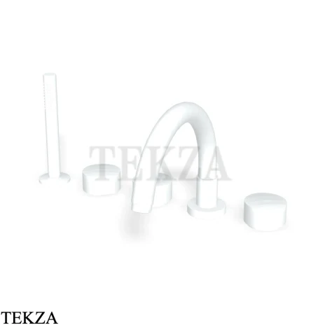 FIMA Carlo Frattini SO Смеситель на борт ванны ( ручки отдельно) F3174BS, white matt